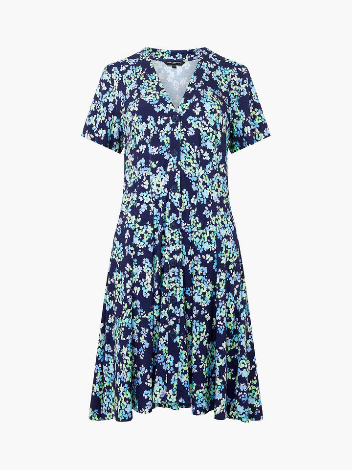 French Connection Midnight Blue Benedetta Meadow VNK Flower Dress