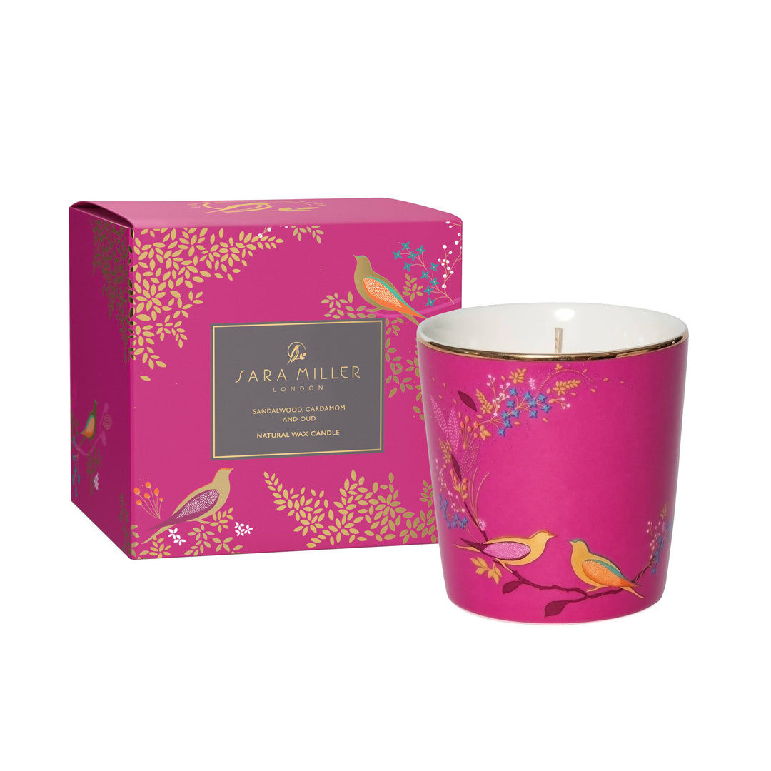 Sara Miller Sandalwood, Cardamom & Oud Candle: SANDALWOOD CARDAMOM & OUDWOOD