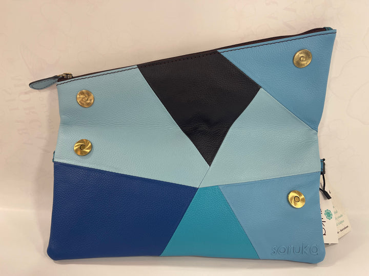 Soruka Turquoise/Aqua Flapover Bag