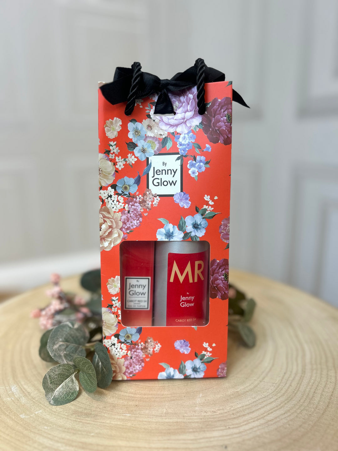 Jenny Glow Carot Red 54 2 Piece Orange Gift Bag