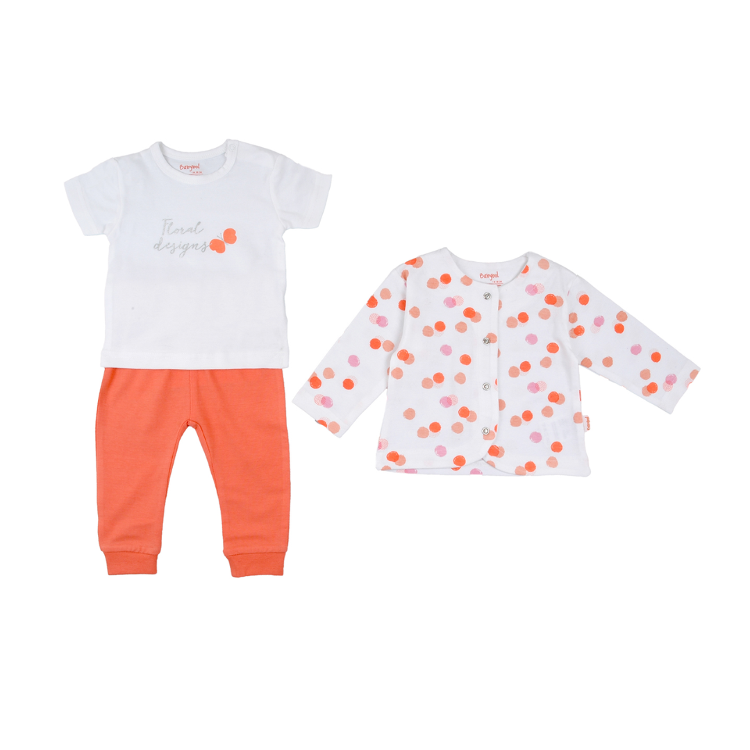 BabyBol Floral Designs Outfit (3 pieces)