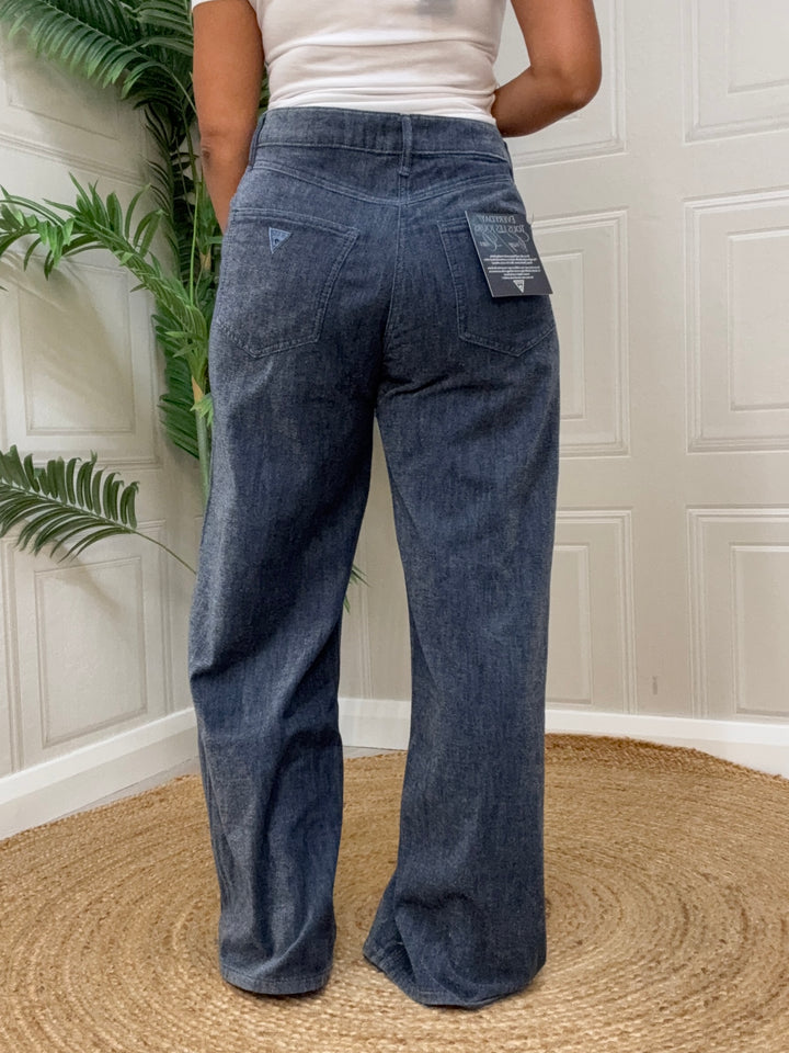 Guess Bellflower Denim Wide Leg Jean