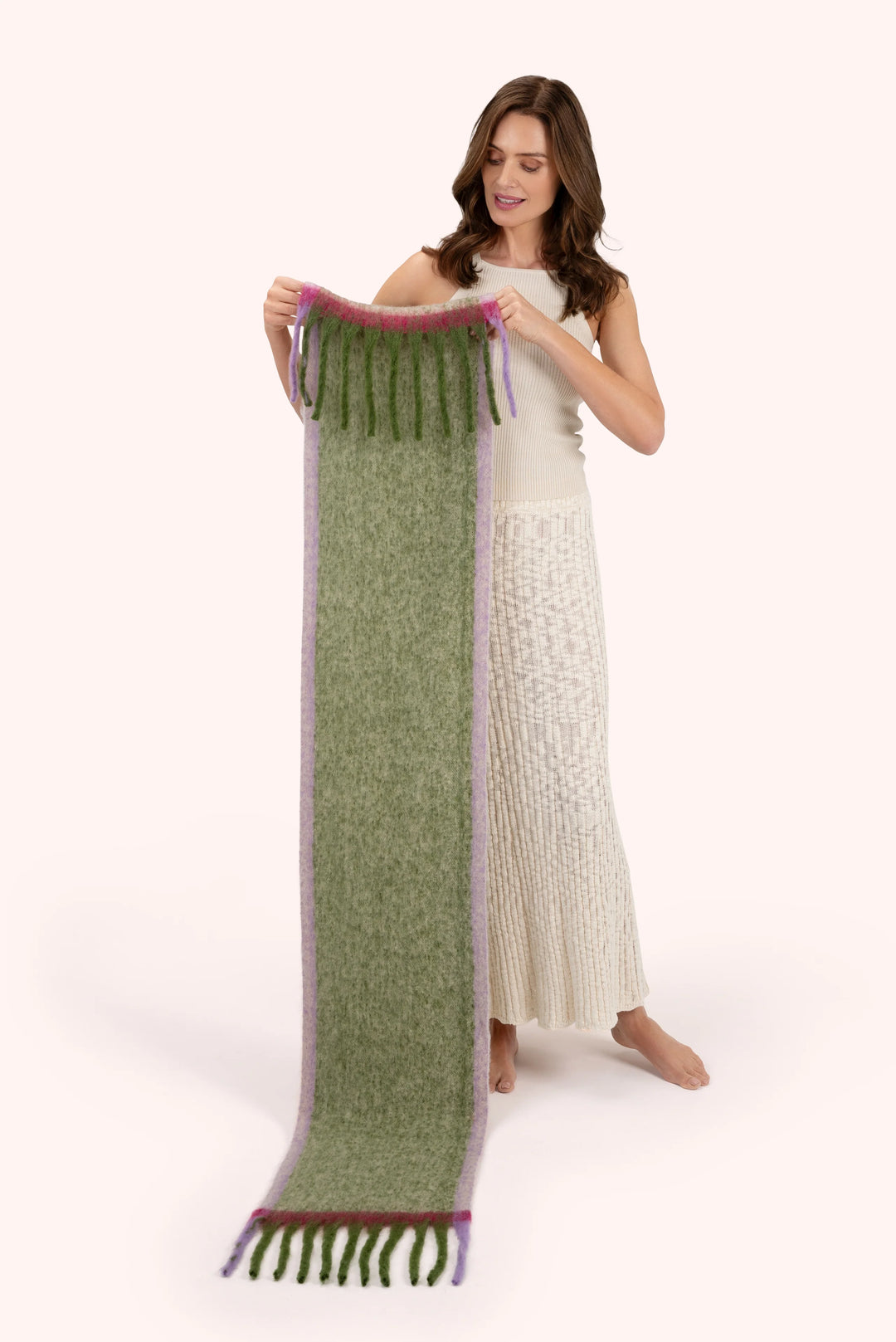 Powder Aria Sage Scarf