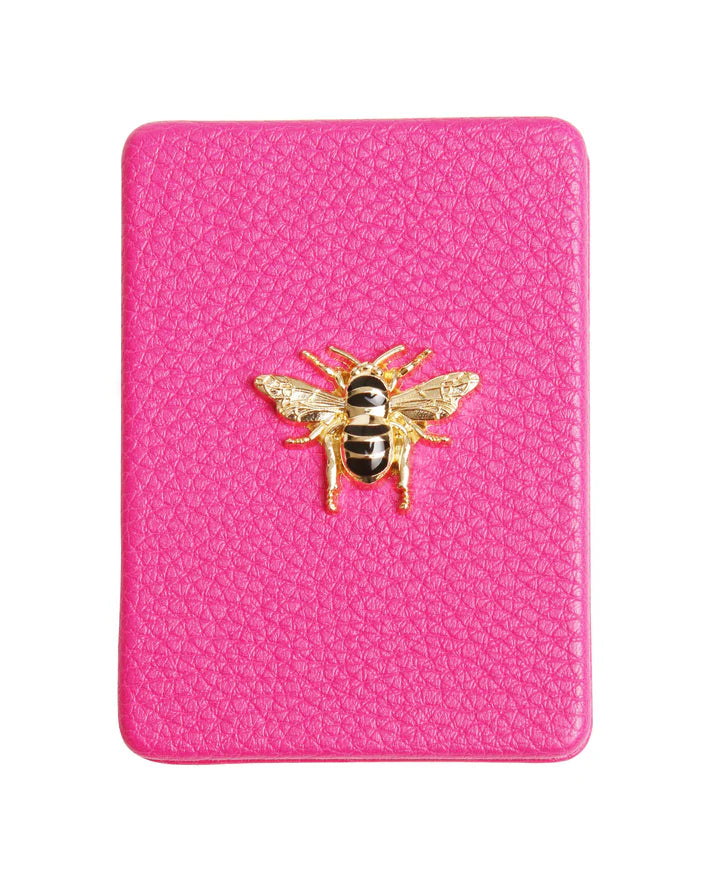 Alice Wheeler Hot Pink Oblong Compact Mirror