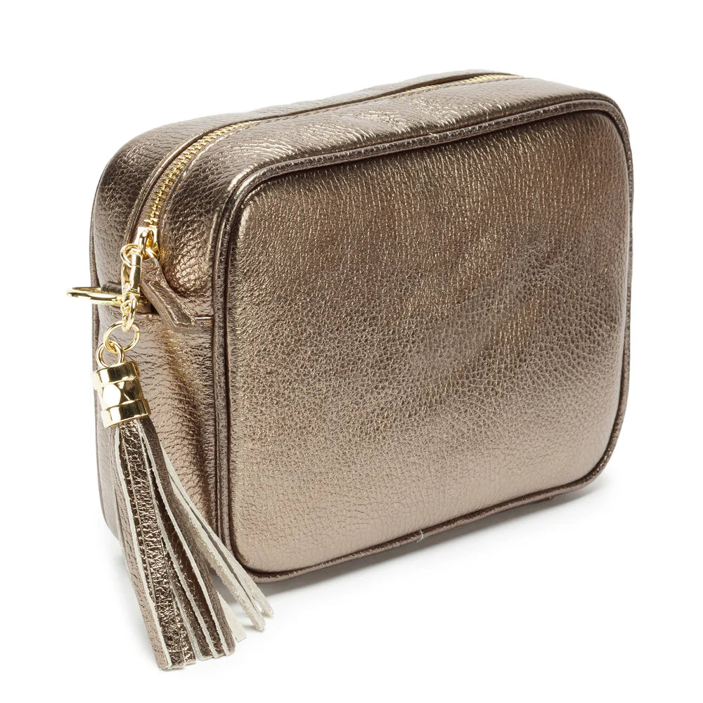 Elie Beaumont Bronze Crossbody Bag