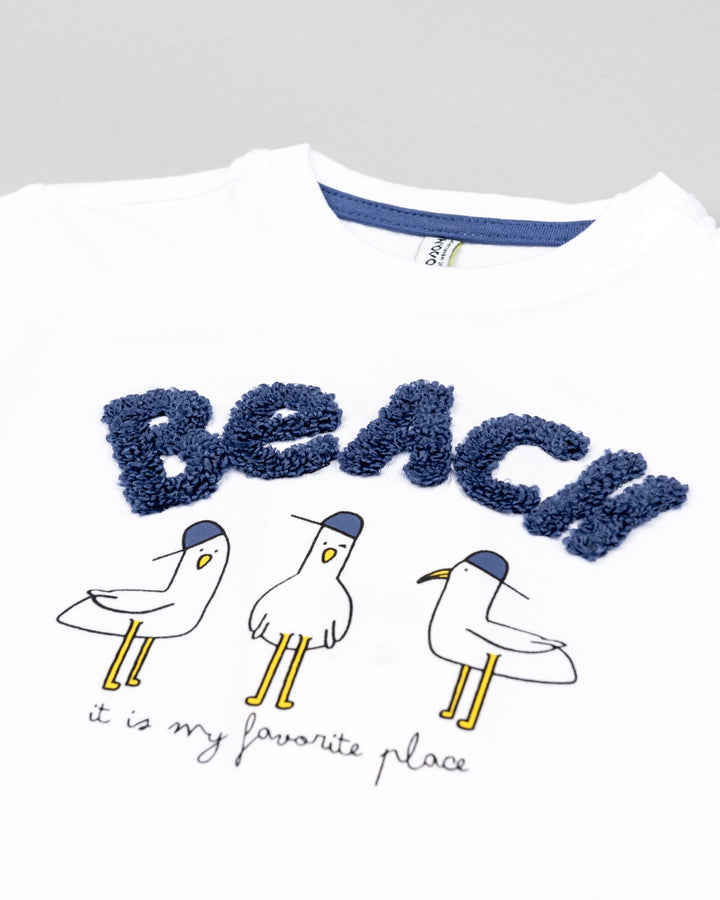 Losan Baby Beach Is My Favourite Place Seagull Tee