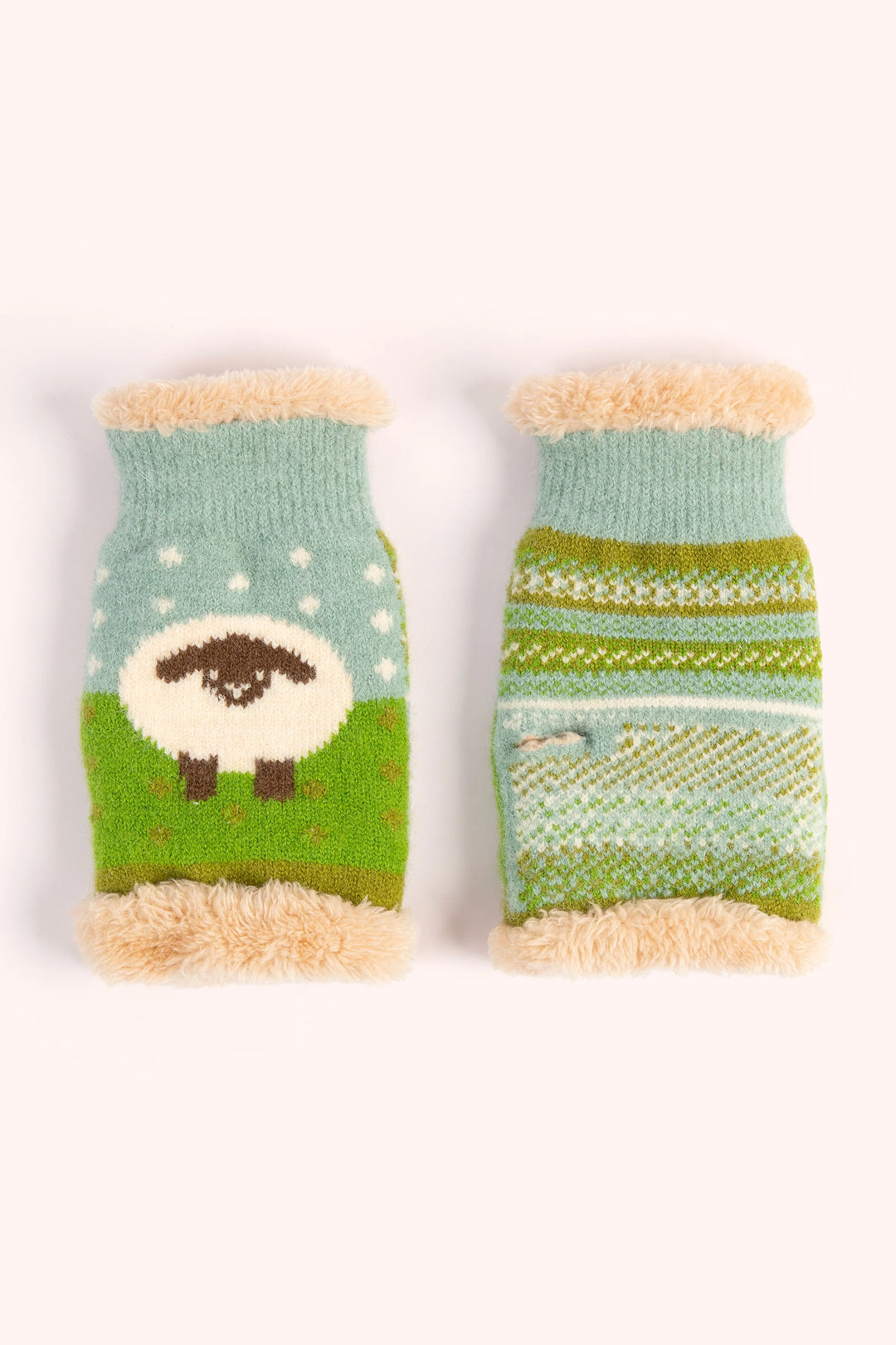 Powder Sheep Ice Wrist Warmers