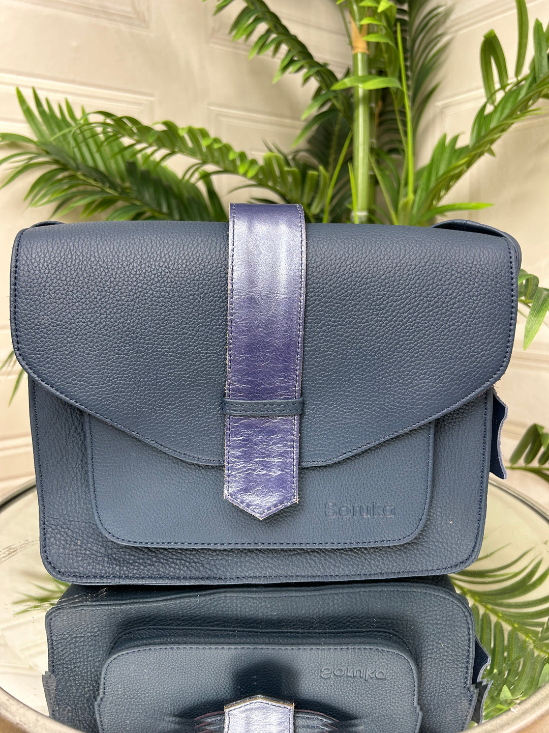 Soruka (81091) Large Satchel with Reversible Flap