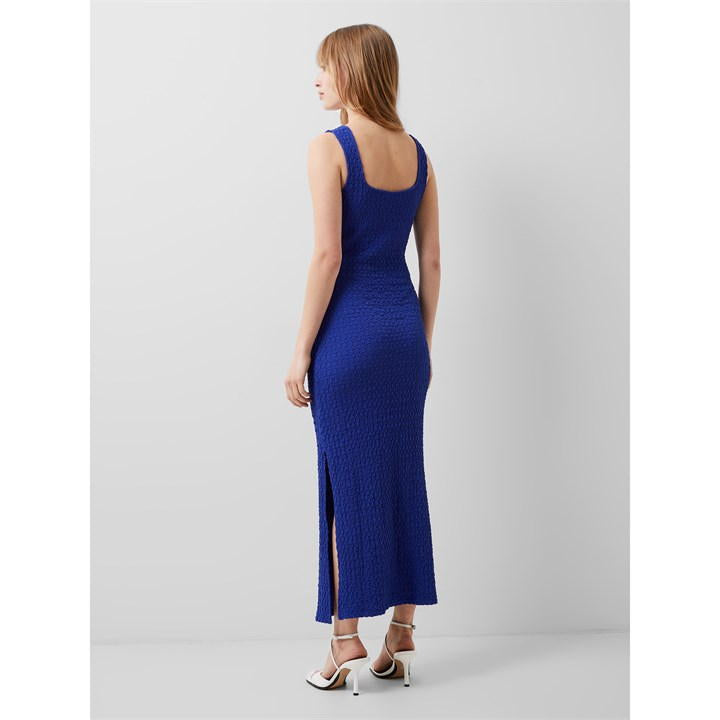 French Connection Sadie Royal Blue Textured Dress