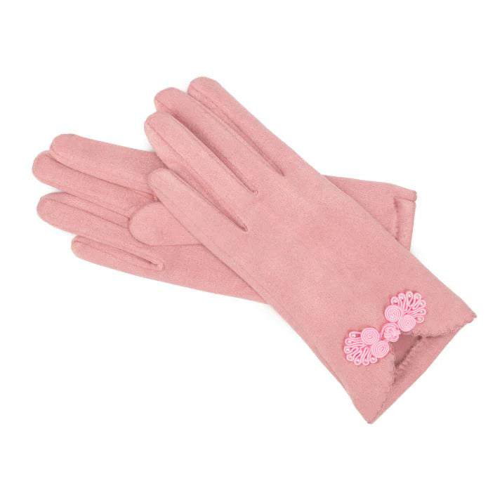 Elie Beaumont Rose Lace Buckle Gloves