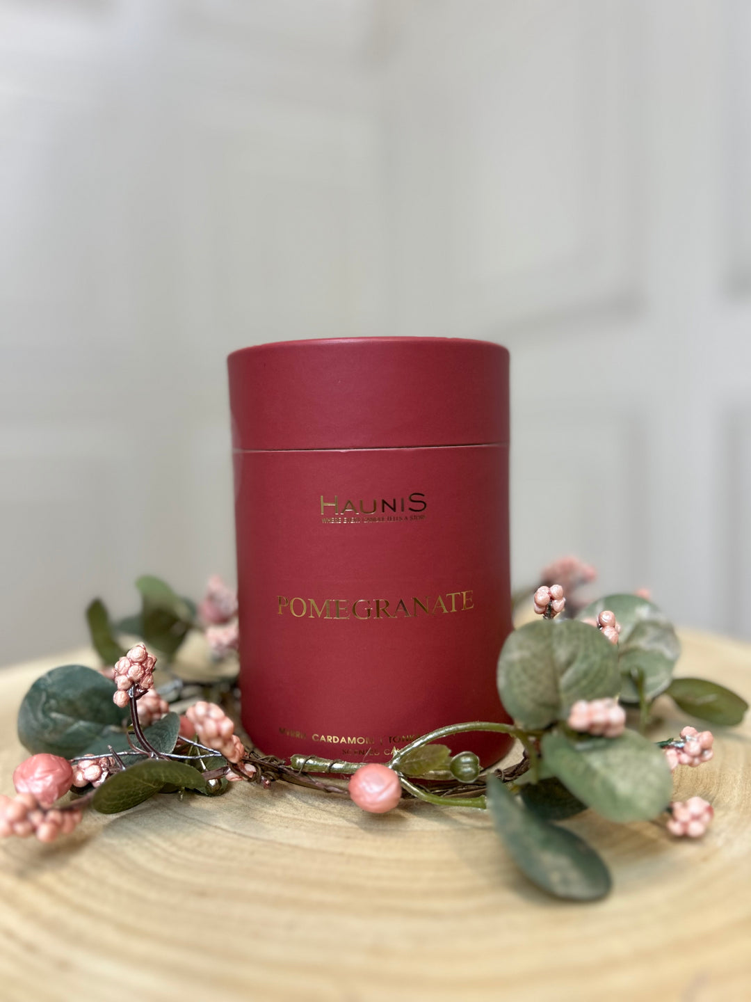 Haunis Pomegranate Scented Candle 280G