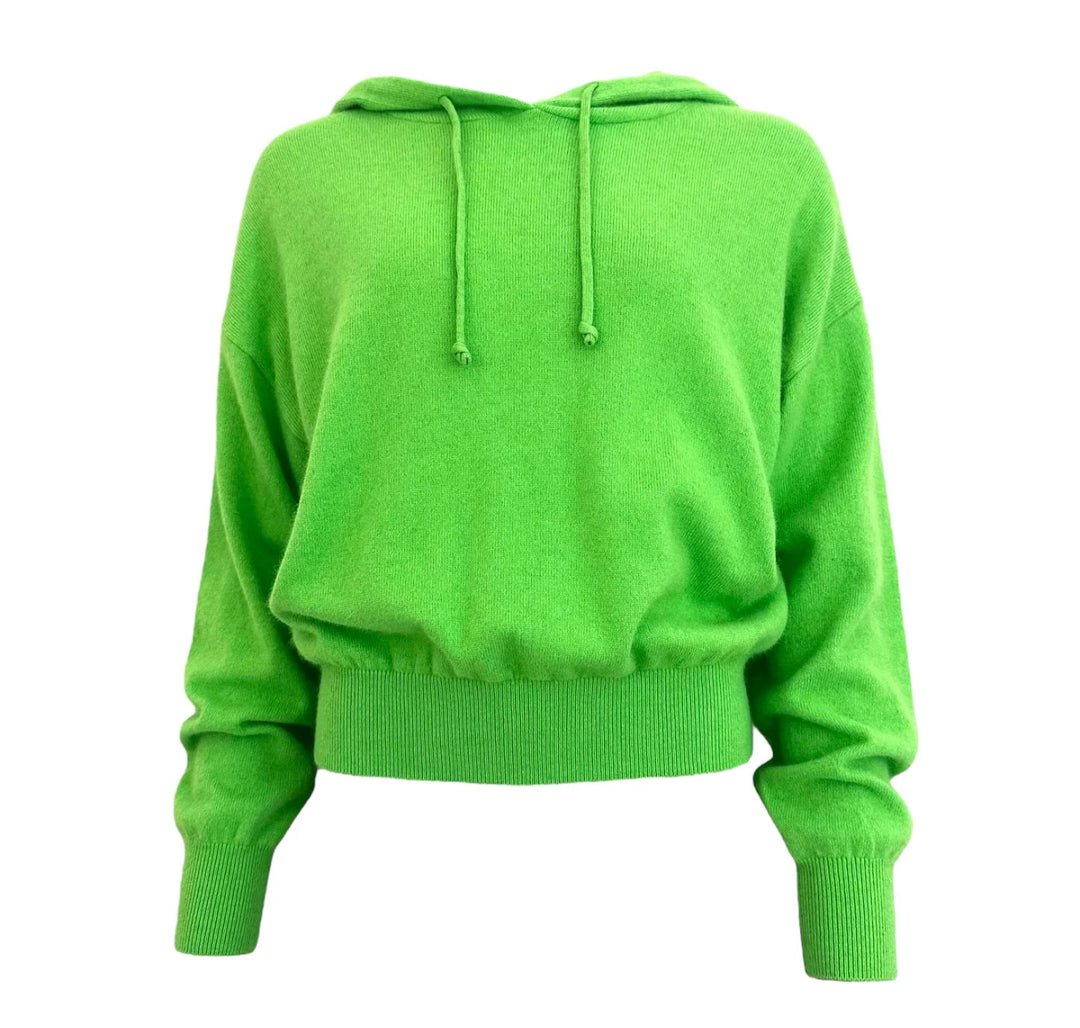 Twins Pueblo Neon Green Long Sleeved Hoodie
