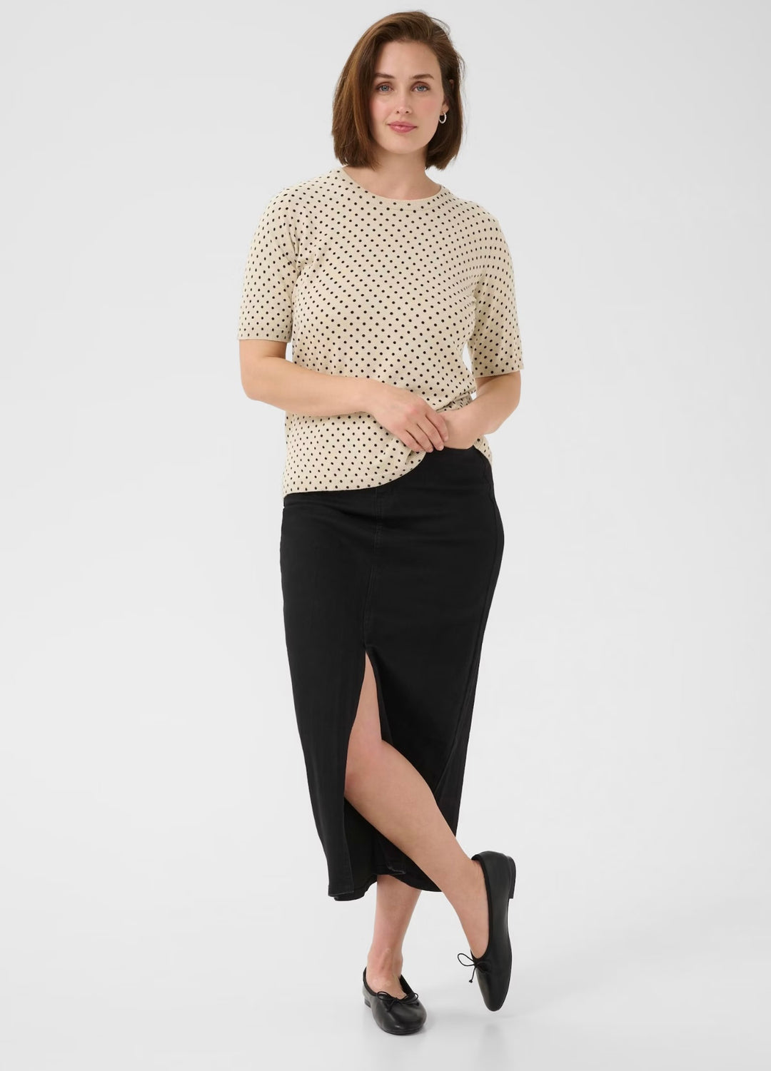 Kaffe KAliz Pullover Feather Grey Mel