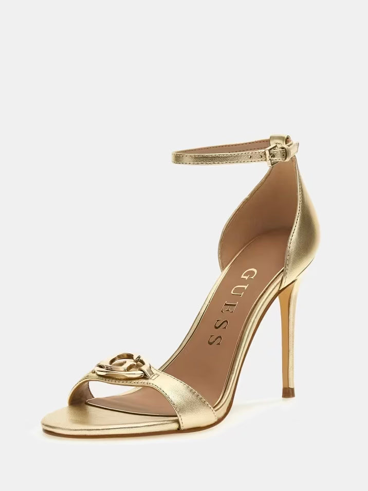 Guess Kabrina Laminated Leather Sandal