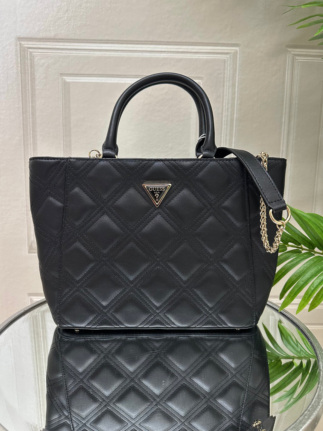 Guess Deesa Quilted Black Bag