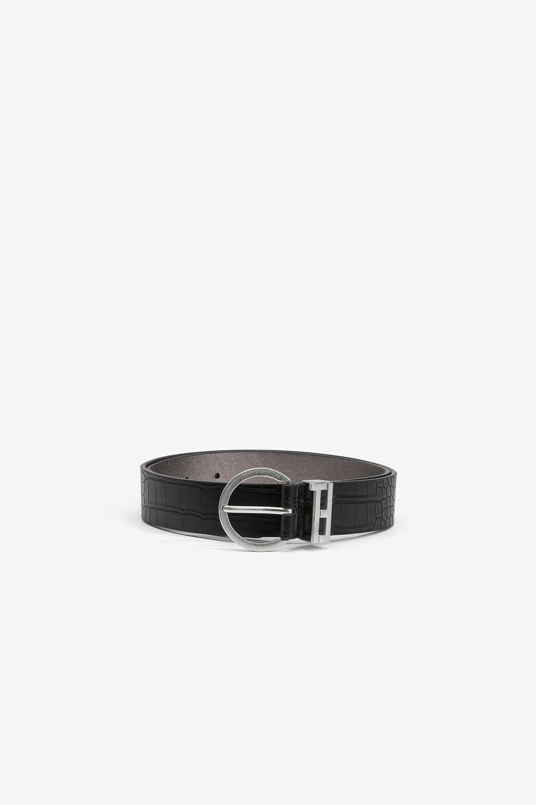 Tiffosi Letrux Black Croc Belt