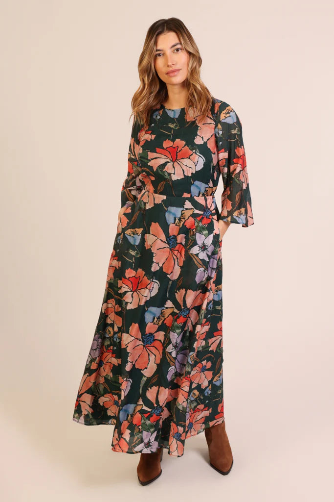 Traffic People Millie Green Dress