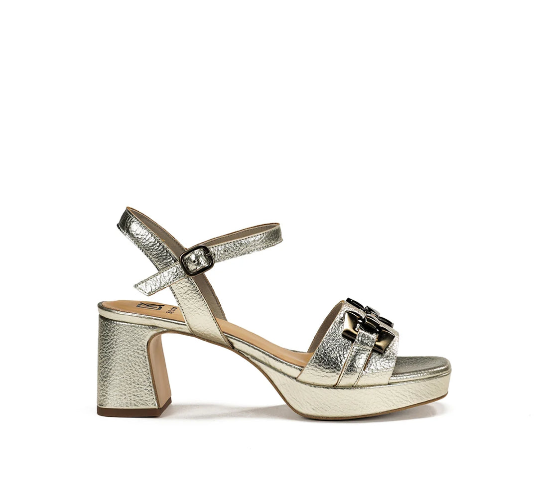 Dorking Lyra Gold Elephant Platino Heel