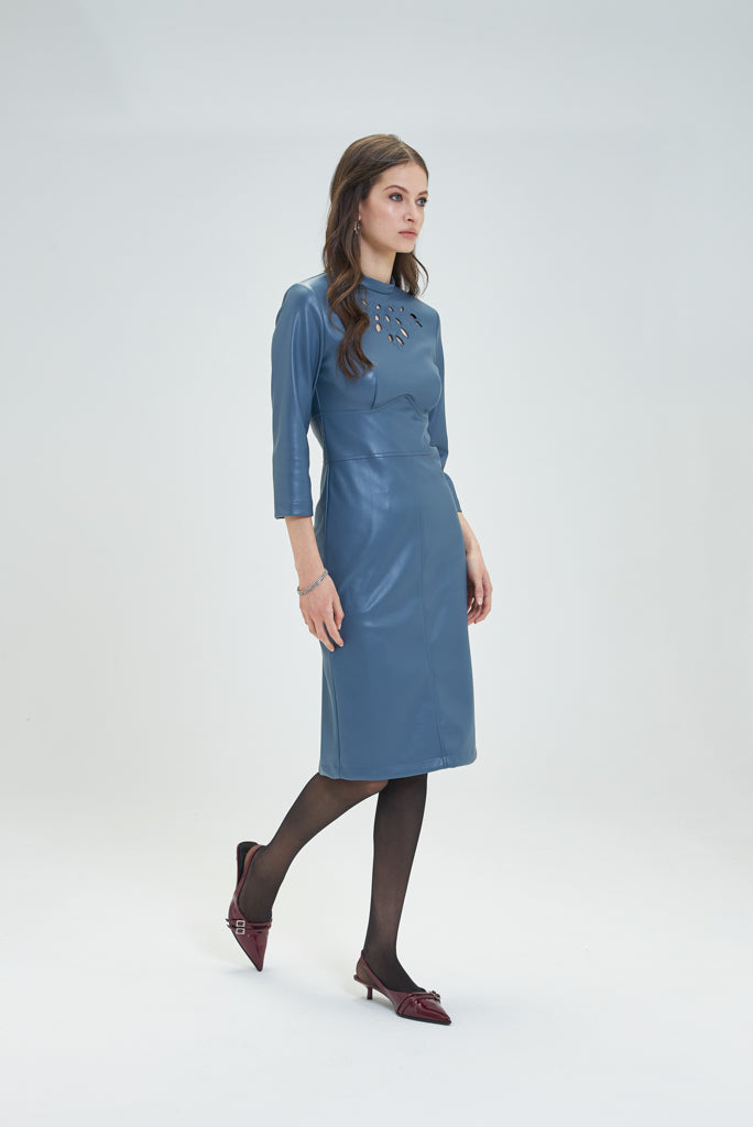 Goa Goa Prader Blue Grey Dress