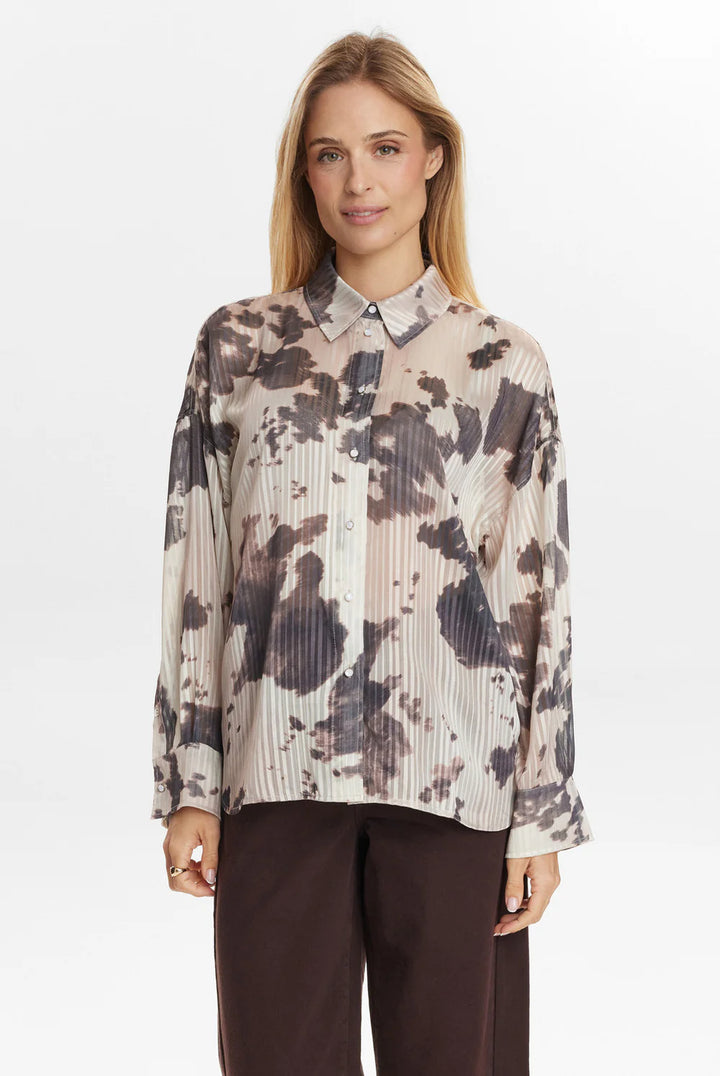 Numph Nucowley Shirt Gray Morn