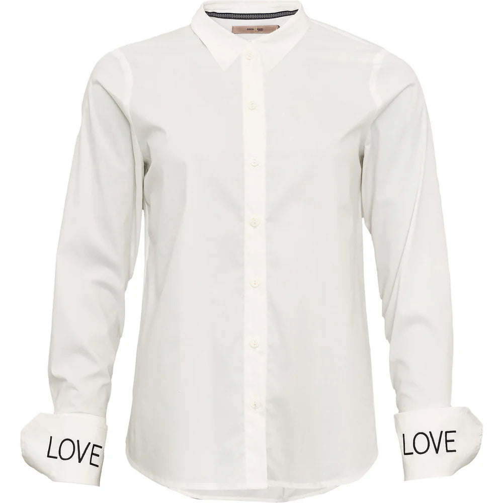 Costa Mani Love Shirt White Midnight