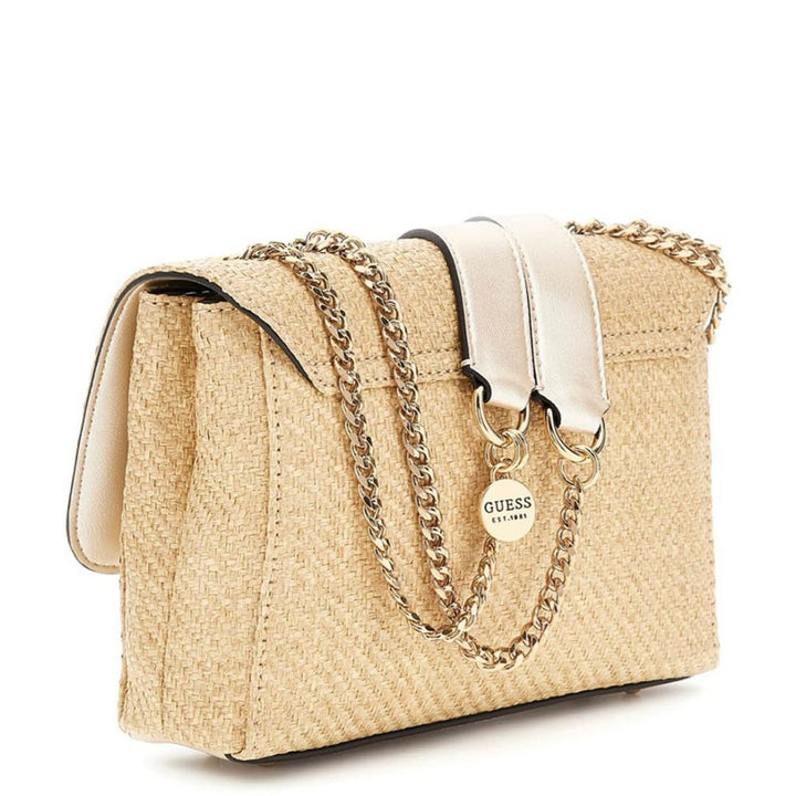 Guess Giully Convertible Crossbody Bag Natural