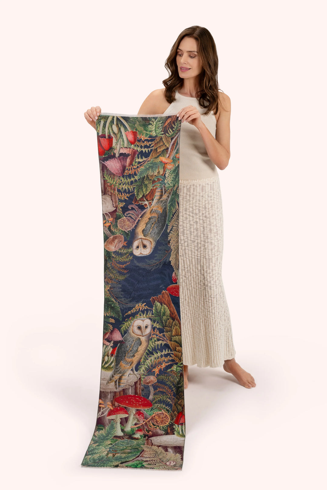 Powder Wild Woodland Owl Scarf