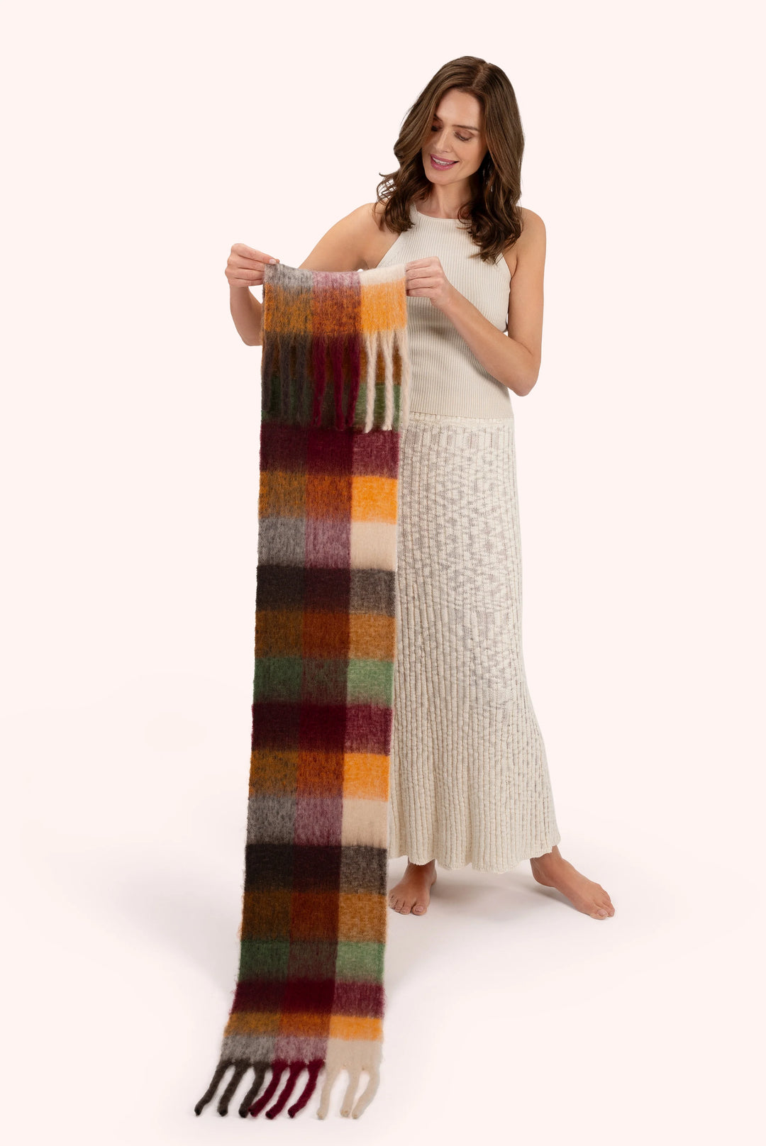 Powder Milly Russet Mix Scarf