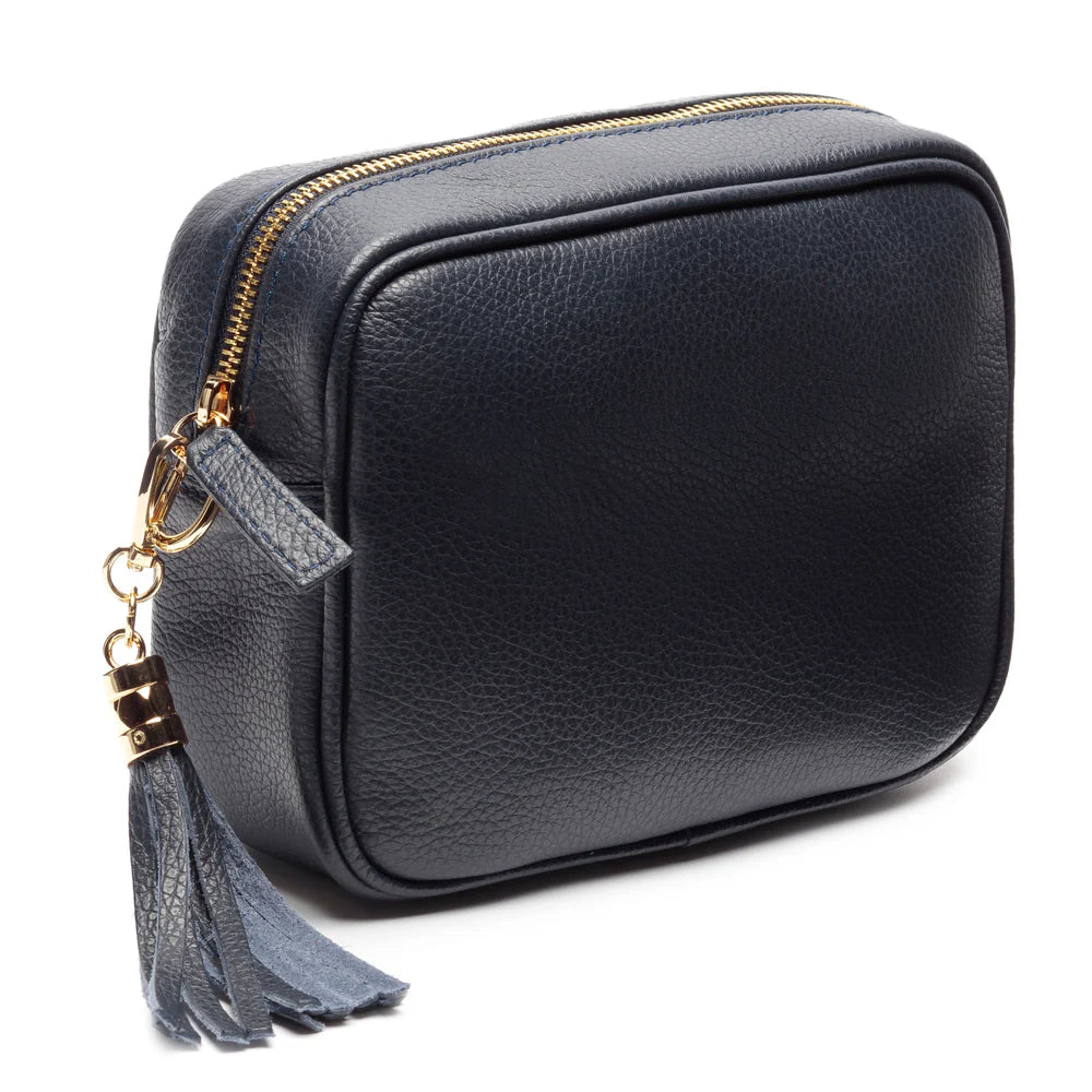 Elie Beaumont Navy Crossbody Bag