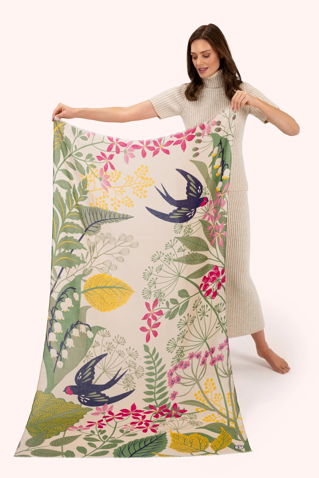 Powder Swooping Swallows Scarf