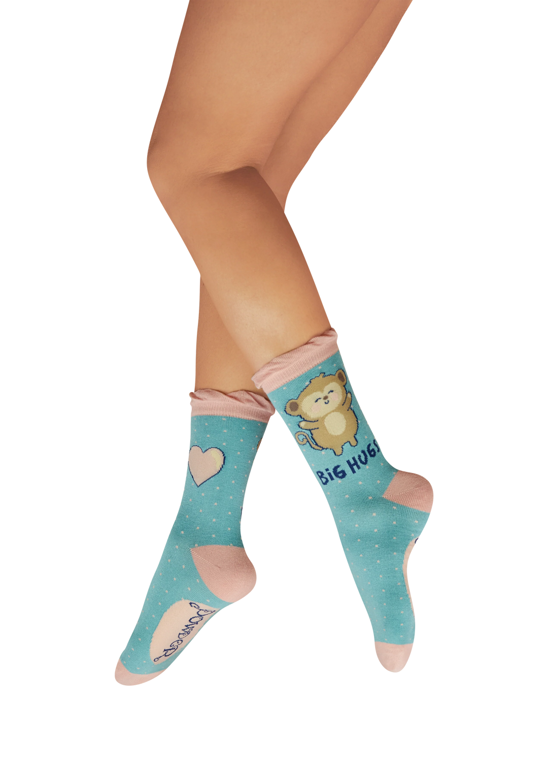 Powder Ladies Knitted Ankle Monkey Socks