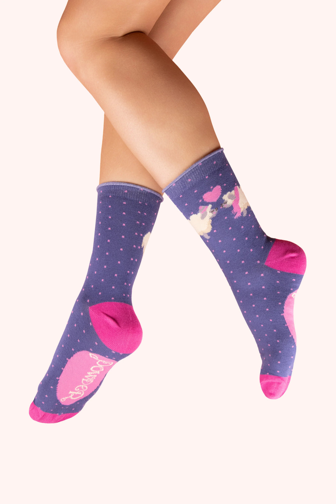 Powder Love-ly Sheep Ankle Socks