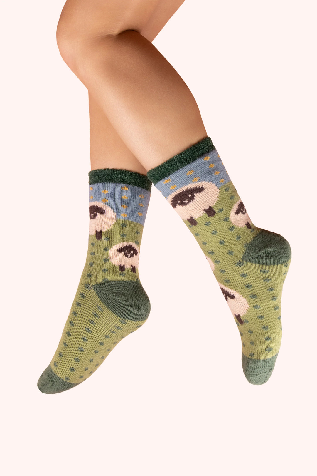 Powder Cosy Sheep Socks