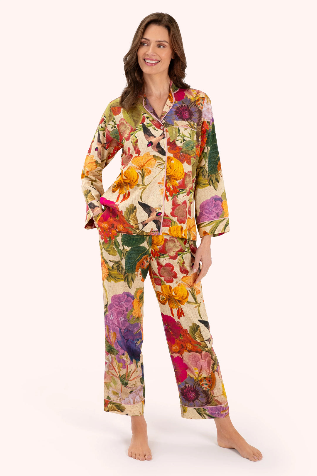 Powder Supersoft Cream Posy Pyjamas