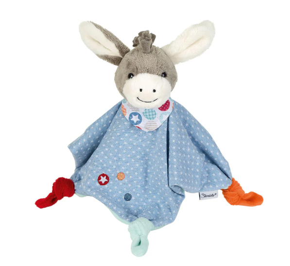 Sterntaler Blue Donkey Cuddle Cloth Toy
