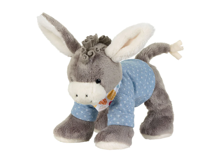 Sterntaler Blue Cuddly Donkey Toy