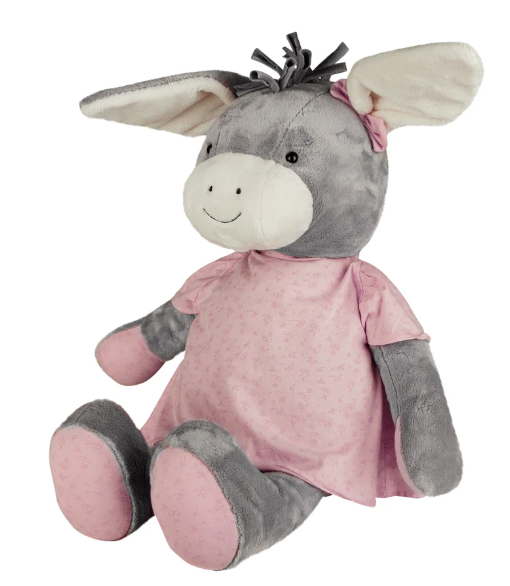 Sterntaler Pink Donkey Large Cuddly Toy