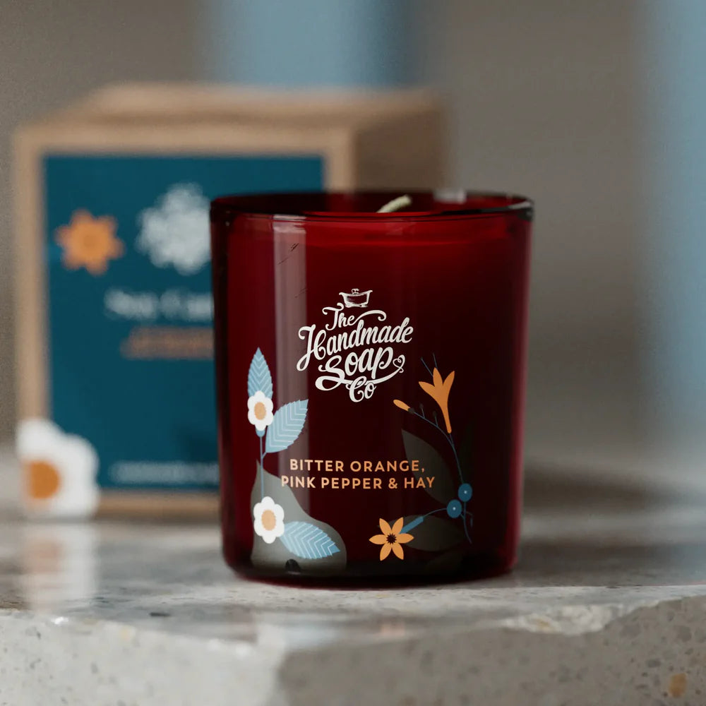 Handmade Soap Company Bitter Orange and Pink Pepper Mini Candle 70g