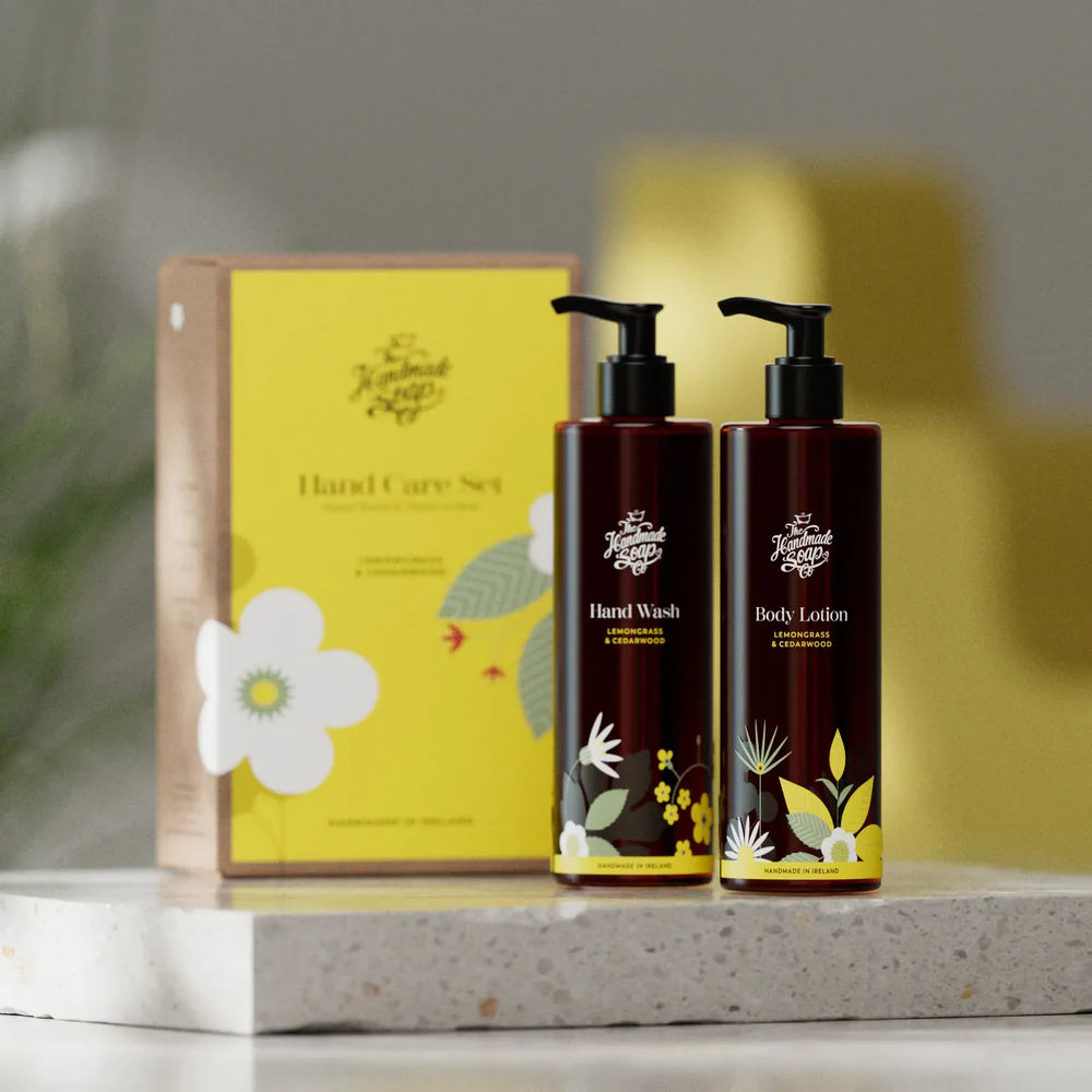 Handmade Soap Company Lemongrass & Cedarwood Hand Wash & Hand Lotion Duo 250ml