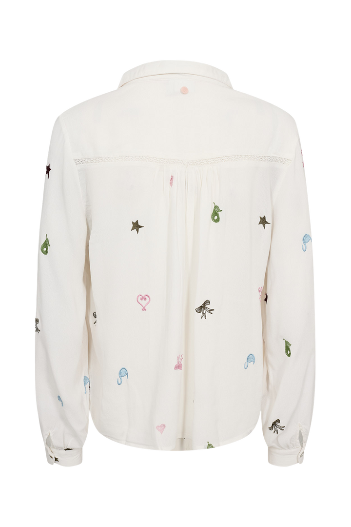 Numph Nudagny Shirt | Cloud Dancer