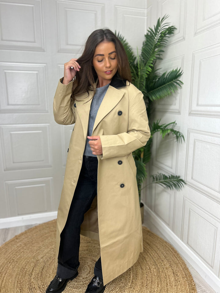 French Connection Dasha Twill Trench Coat