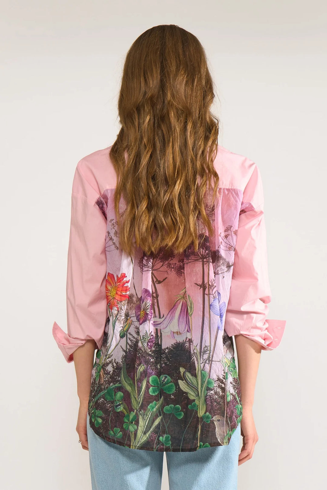 Numph Nuforest Shirt | Pink Lady