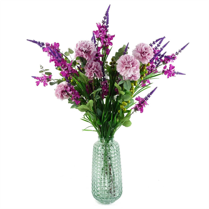 Artificial Flowers Pink Carnation Stem