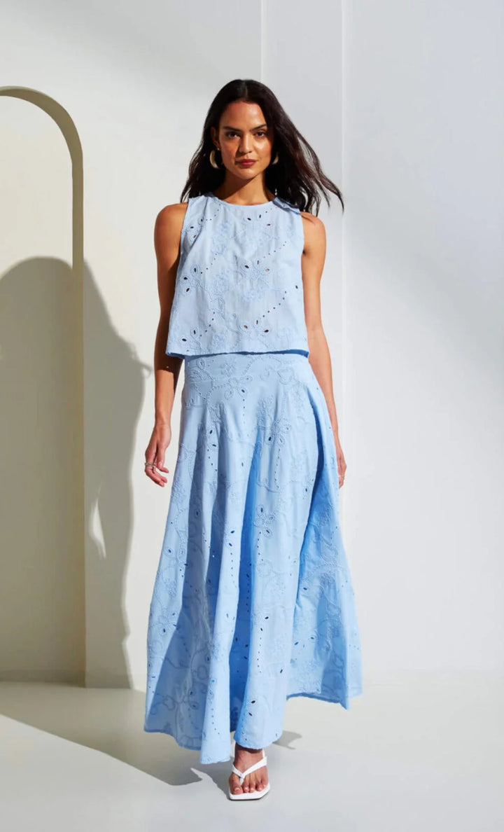 Goa Goa Calma Sky Blue Skirt