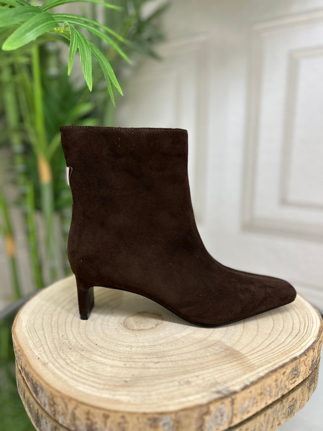 Guess Chocolate Brown Suede Boot