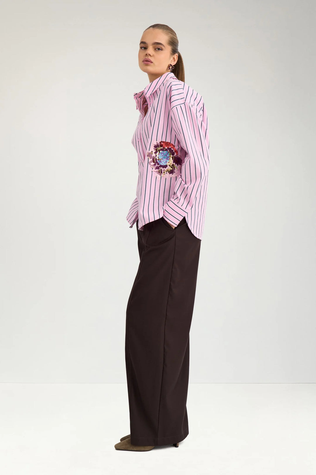 Numph Nuelfa Oversized Shirt | Bonbon