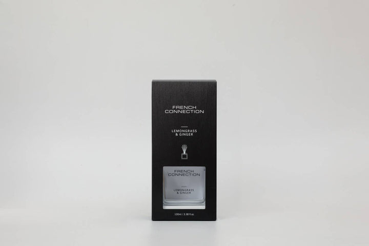 White Wooden Lemongrass & Ginger Reed Diffuser 100ml: 100ml