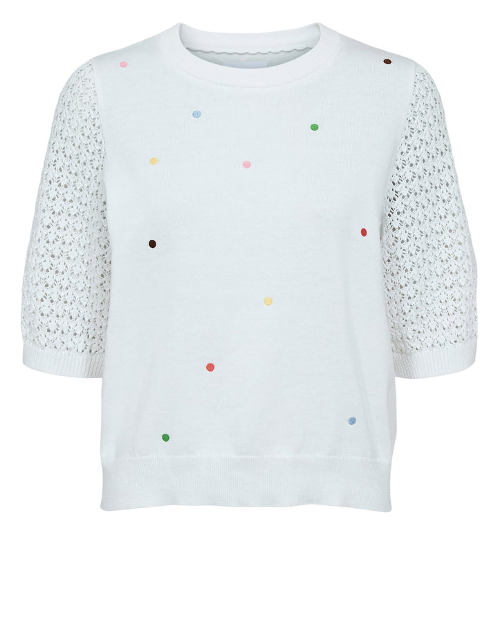 Numph Nululo Cloud Dancer Pullover