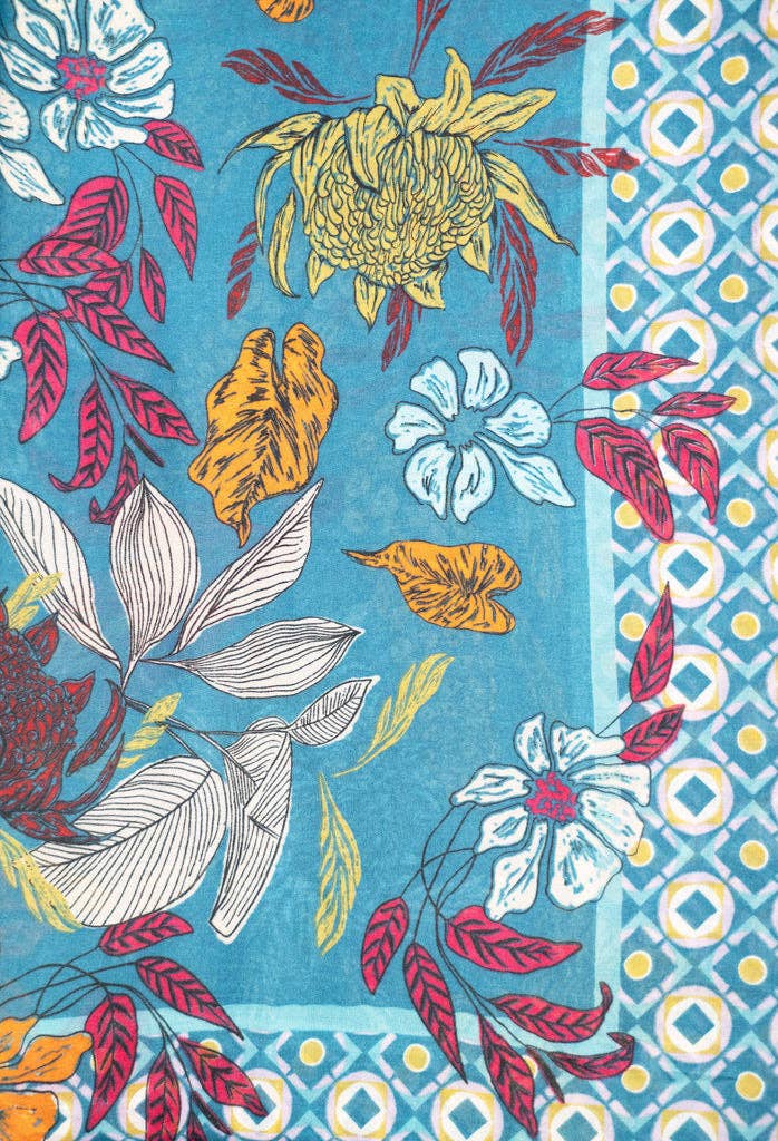 Botanical Scarf | B01: Huckleberry