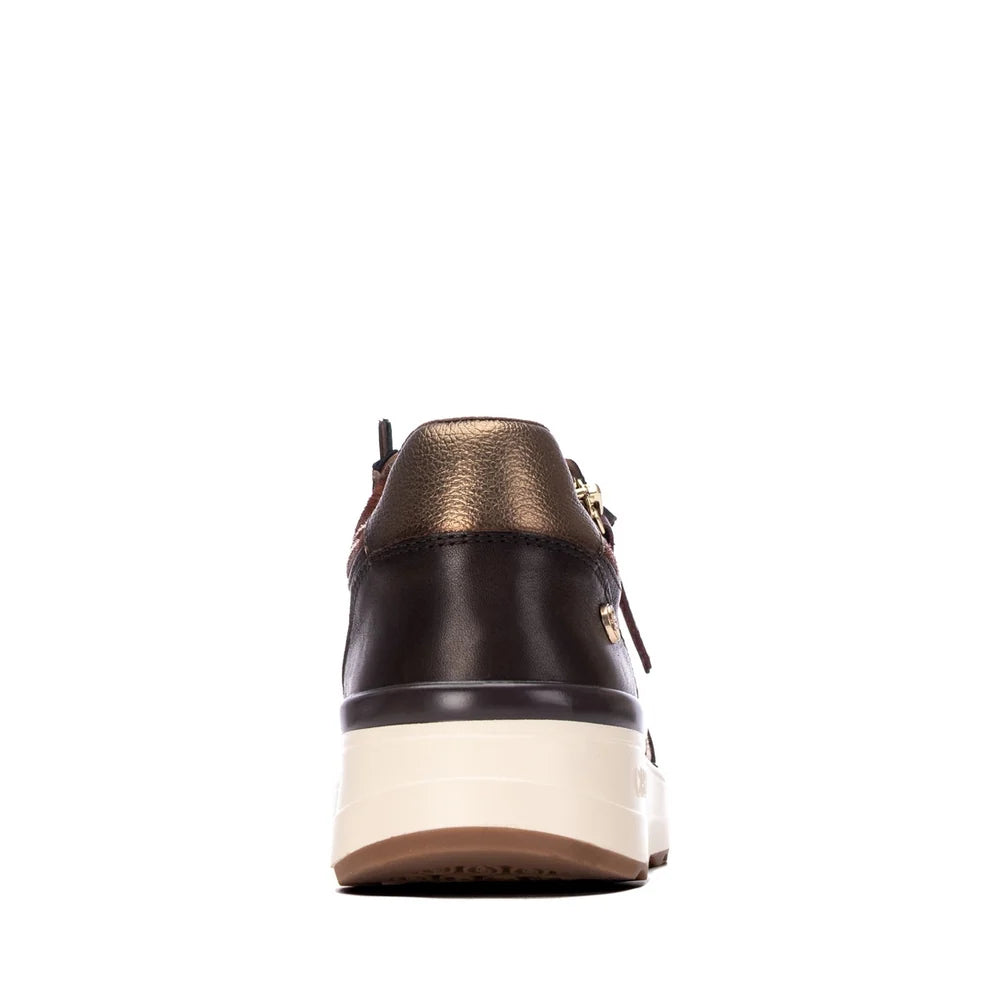 Carmela Zapato Piel Marron Sneaker | 16436002